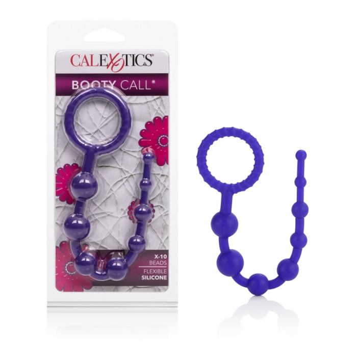 BOOTY CALL X- 10 BEADS- PURPLE - Click Image to Close