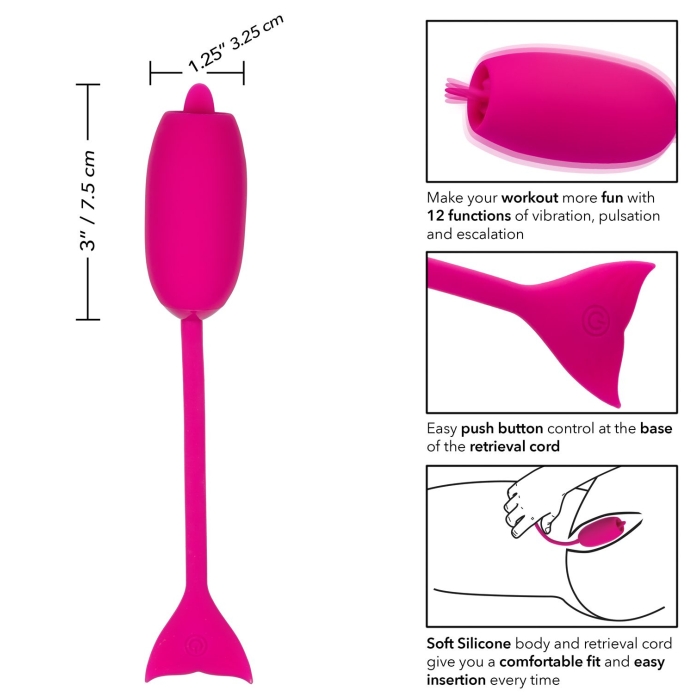 RECHARGEABLE KEGEL TEASER - PINK - Click Image to Close