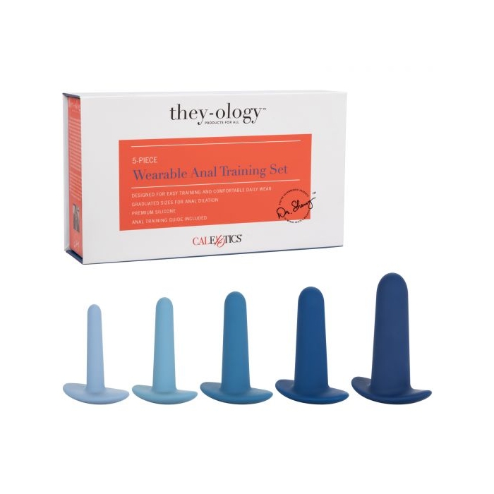 THEY-OLOGY 5-PC WEARABLE ANAL TRAINING SET - Click Image to Close