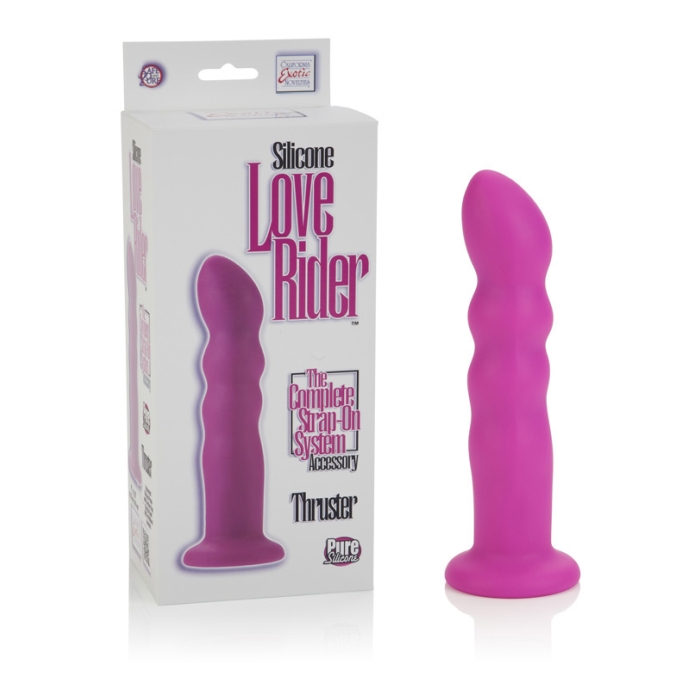 SILICONE LOVE RIDER THRUSTER - PINK