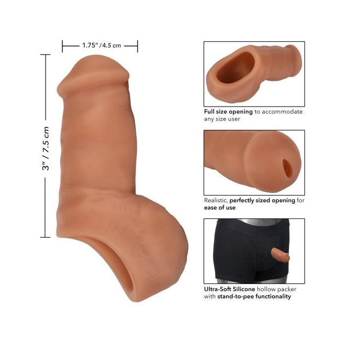PACKER GEAR ULTRA-SOFT SILICONE STP - BROWN - Click Image to Close
