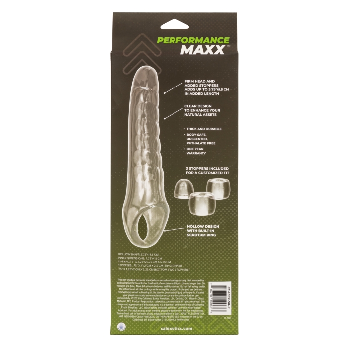 PERFORMANCE MAXX CLEAR EXTENSION KIT - Click Image to Close