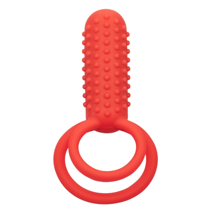 SILICONE RCHRGBL VERTICAL DUAL ENHANCER - Click Image to Close
