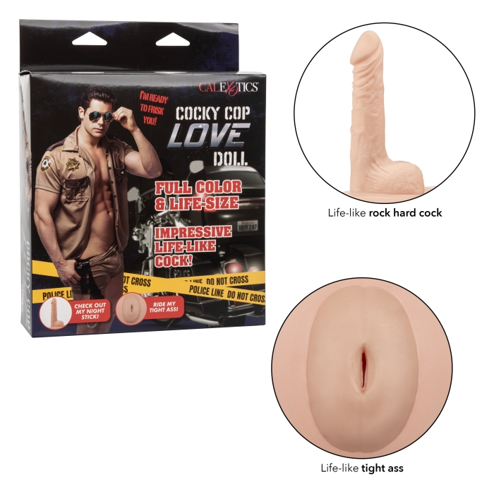 COCKY COP LOVE DOLL - IVORY - Click Image to Close