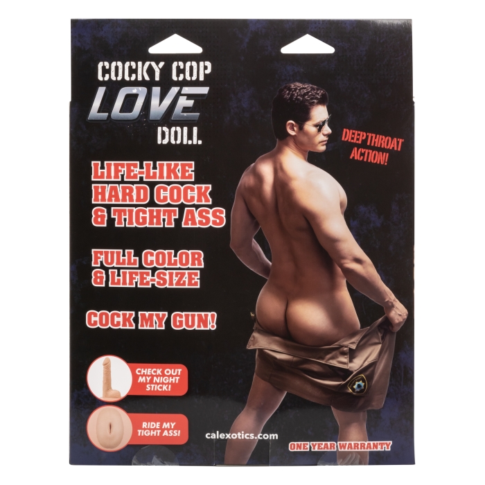 COCKY COP LOVE DOLL - IVORY - Click Image to Close