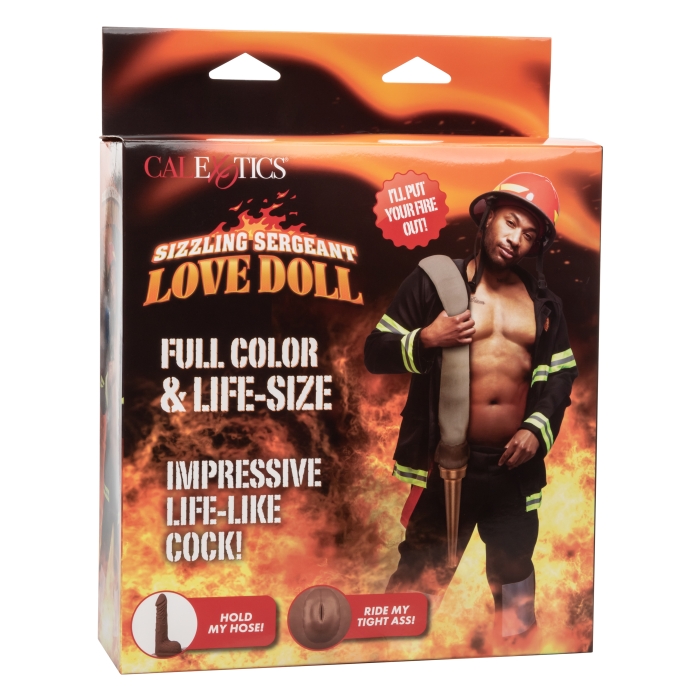 SIZZLING SERGEANT LOVE DOLL - BROWN - Click Image to Close