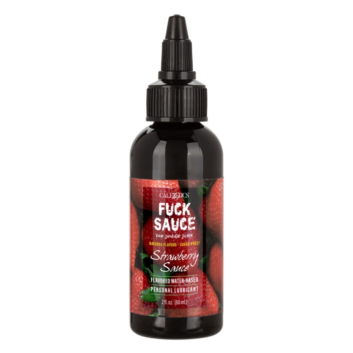 FUCK SAUCE FLAVORED WATER-BASED LUBE STRAWBERRY 2OZ