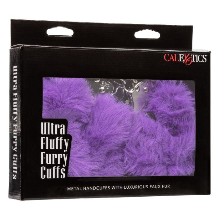 ULTRA FLUFFY FURRY CUFFS - PURPLE