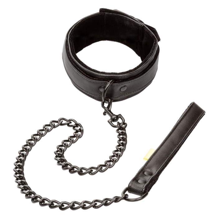 BOUNDLESS COLLAR WITH LEASH - BLACK