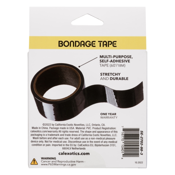 BOUNDLESS BONDAGE TAPE - BLACK - Click Image to Close