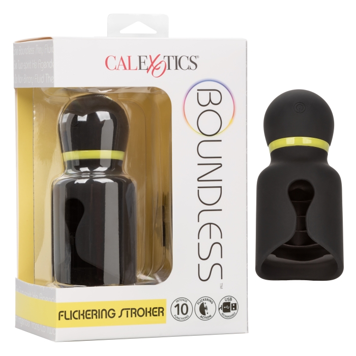 BOUNDLESS FLICKERING STROKER - BLACK - Click Image to Close