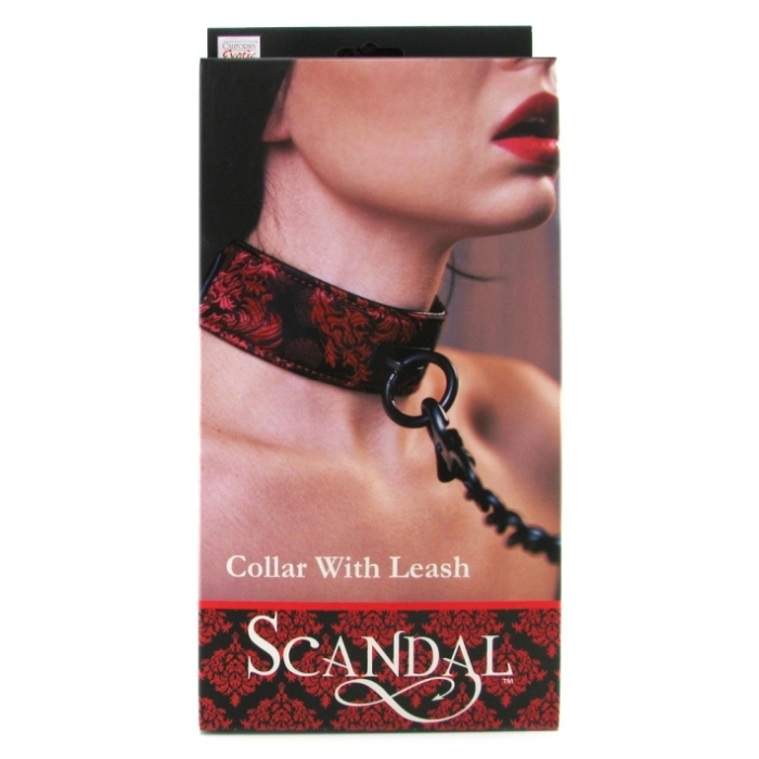 SCANDAL COLLAR WITH LEASH - Click Image to Close