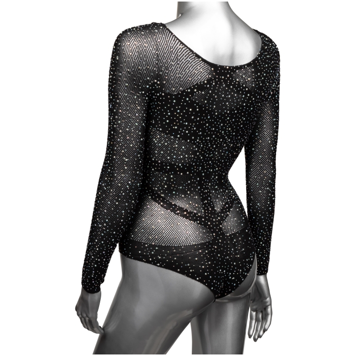 RADIANCE - PLUS SIZE LONG SLEEVE BODY SUIT - Click Image to Close