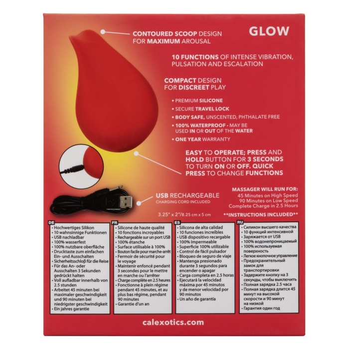 RED HOT GLOW - RED - Click Image to Close