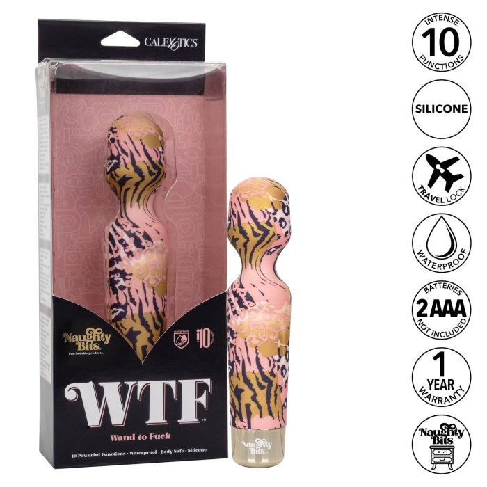 NAUGHTY BITS WTF WAND TO FUCK 7.5" - Click Image to Close