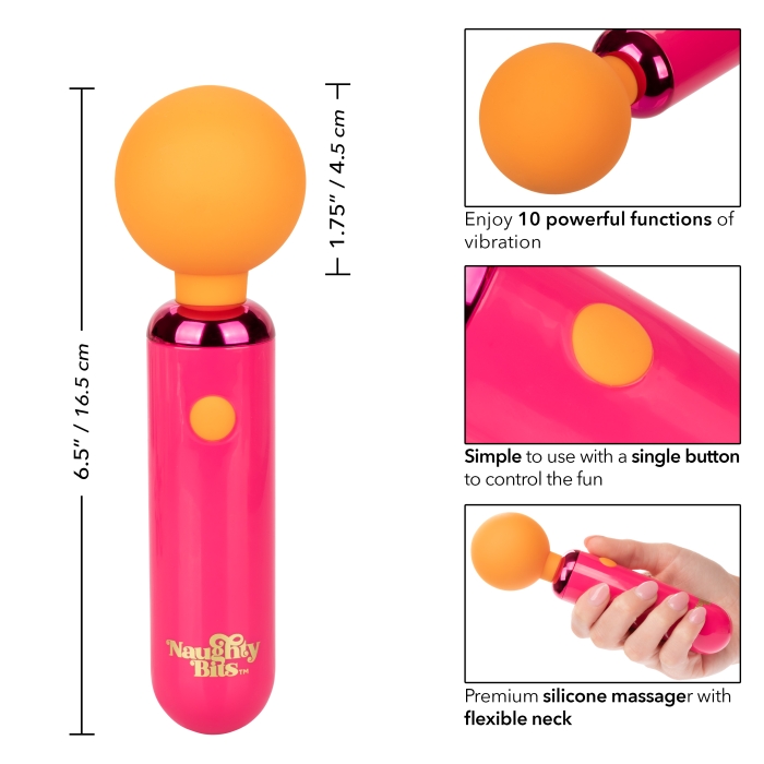 NAUGHTY BITS HOME CUMMING QUEEN VIBE WAND - Click Image to Close