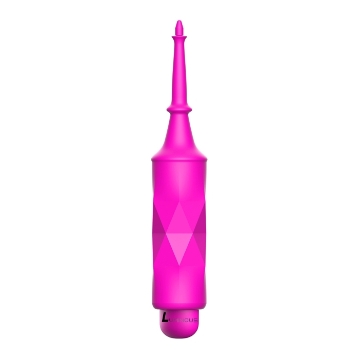 CIRCE ABS BULLET W/ SILICONE SLEEVE 10X - FUCHSIA - Click Image to Close