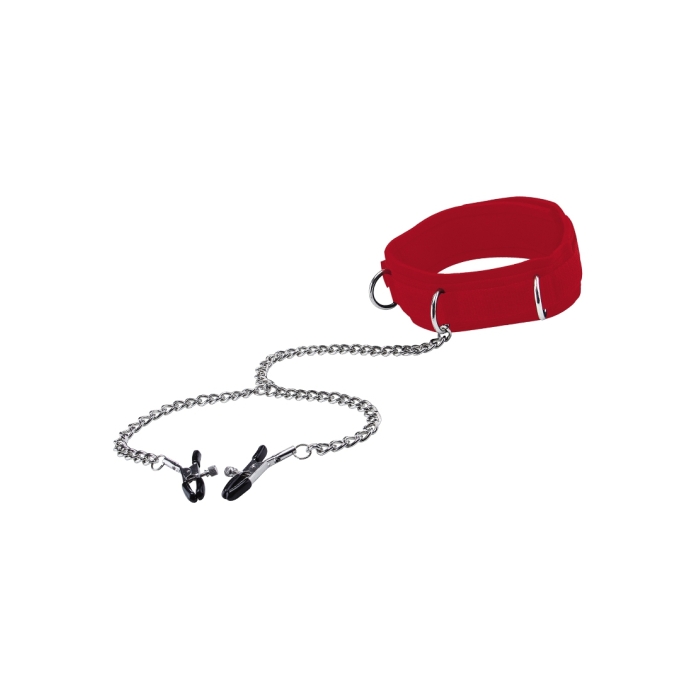 VELCRO COLLAR - RED - Click Image to Close