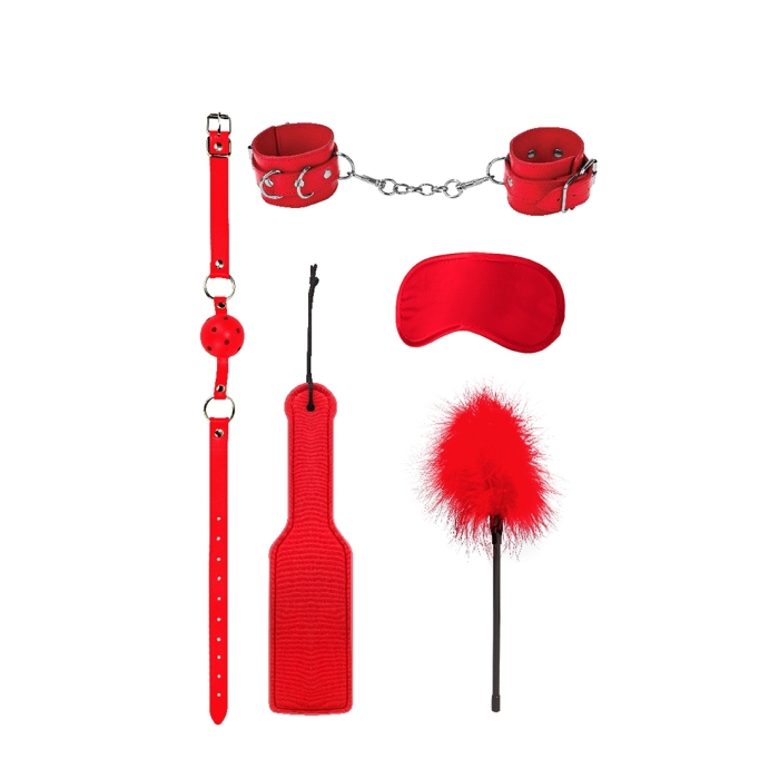 INTRODUCTORY BONDAGE KIT #4 - RED - Click Image to Close