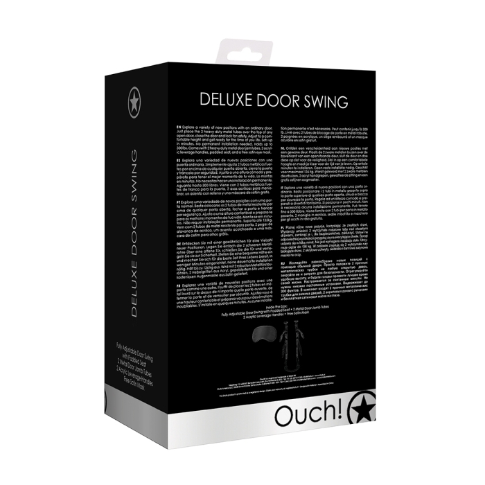 DELUXE DOOR SWING - BLACK - Click Image to Close