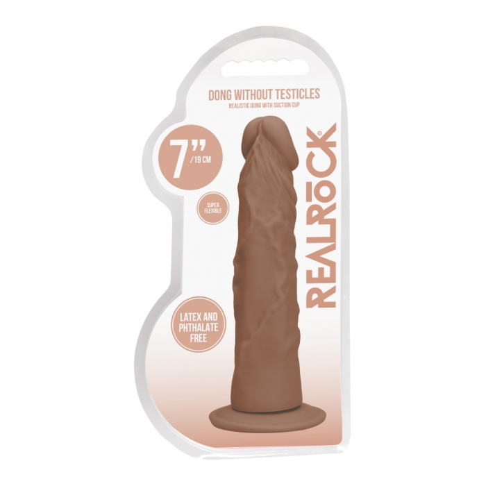 DONG WITHOUT TESTICLES 7IN / 17 CM - TAN - Click Image to Close