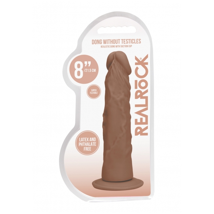 DONG WITHOUT TESTICLES 8IN / 20 CM - TAN - Click Image to Close