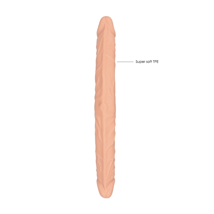 DOUBLE DONG 14IN / 36 CM - FLESH - Click Image to Close