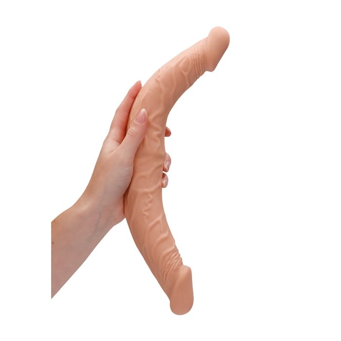 DOUBLE DONG 14IN / 36 CM - FLESH - Click Image to Close