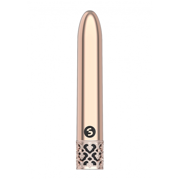 SHINY - RECHARGEABLE ABS BULLET - ROSE GOLD - Click Image to Close