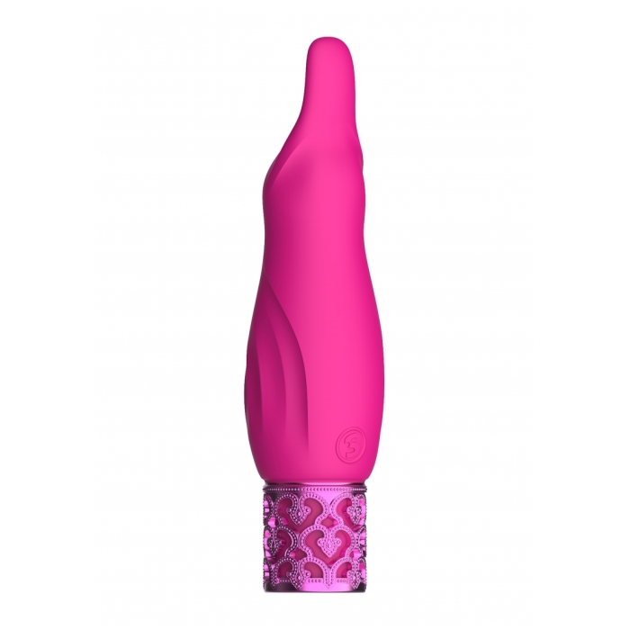 SPARKLE - RECHARGEABLE SILICONE BULLET - PINK - Click Image to Close