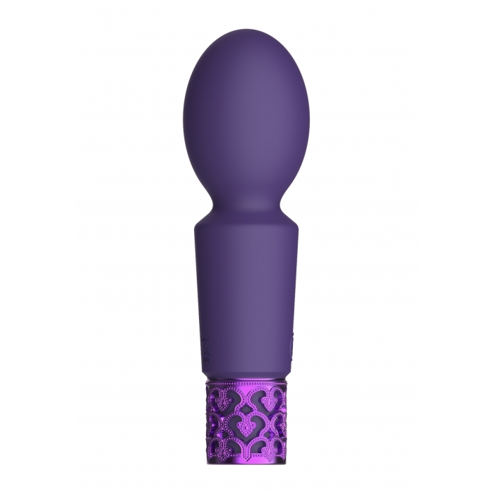 BRILLIANT - RECHARGEABLE SILICONE BULLET - PURPLE - Click Image to Close