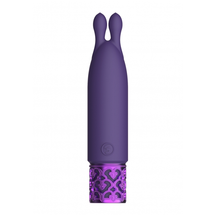 TWINKLE - RECHARGEABLE SILICONE BULLET - PURPLE - Click Image to Close