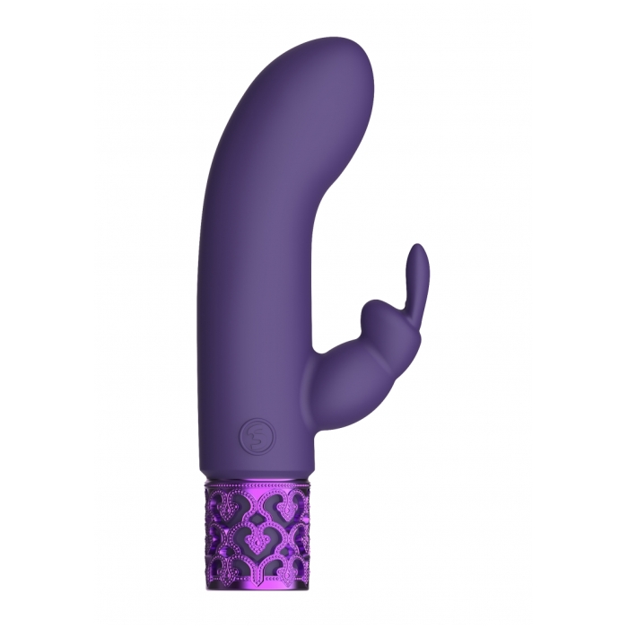 DAZZLING - RECHARGEABLE SILICONE BULLET - PURPLE - Click Image to Close