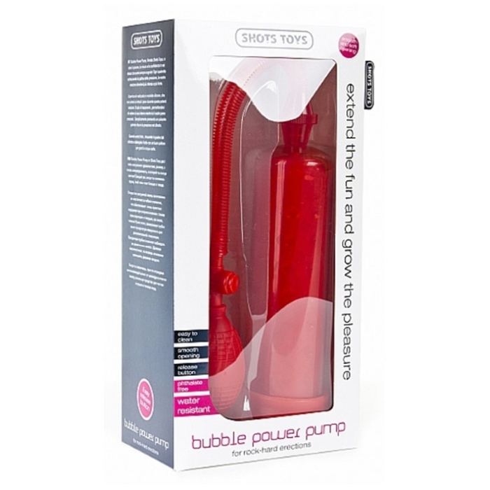 BUBBLE POWER PUMP - RED