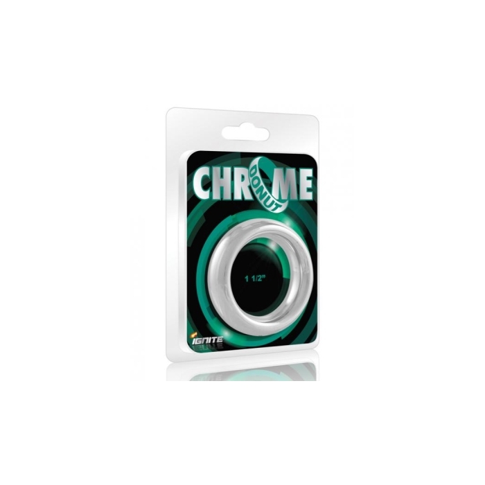 CHROME DONUT COCK RING - 1.50 (SI-95015)
