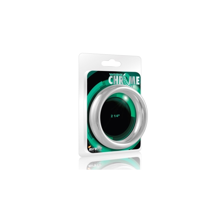 WIDE CHROME DONUT COCK RING - 2.25 (SI-95027) - Click Image to Close