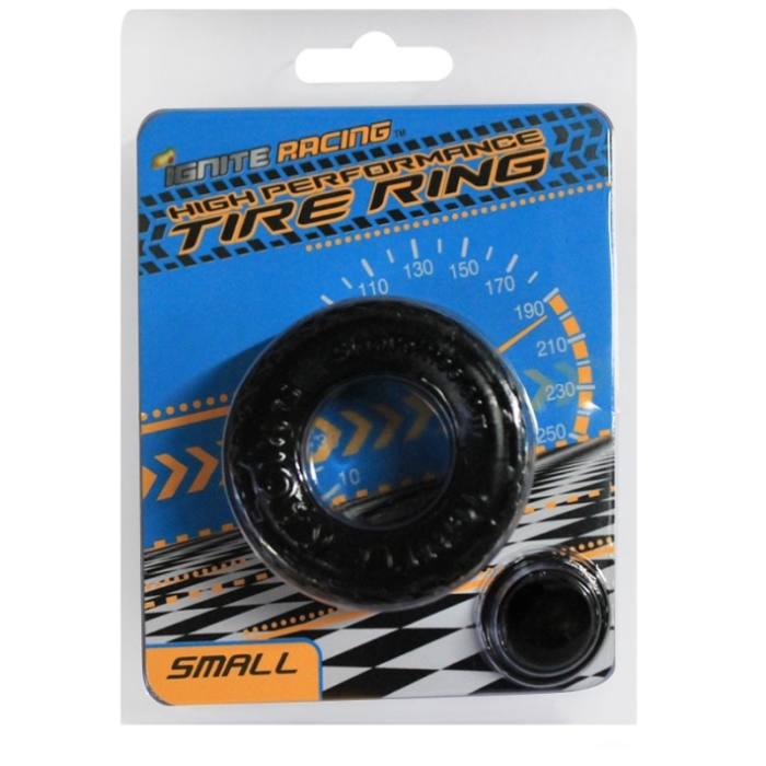 HIGH PERFORMANCE TIRE RING - BLACK (SMALL) - Click Image to Close