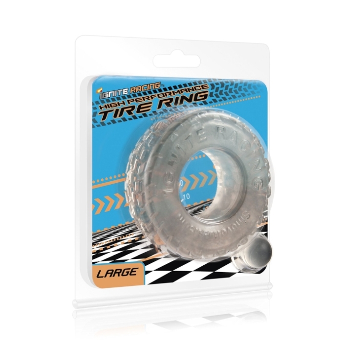 HIGH PERFORMANCE TIRE RING - SMOKE (LARGE) - Click Image to Close