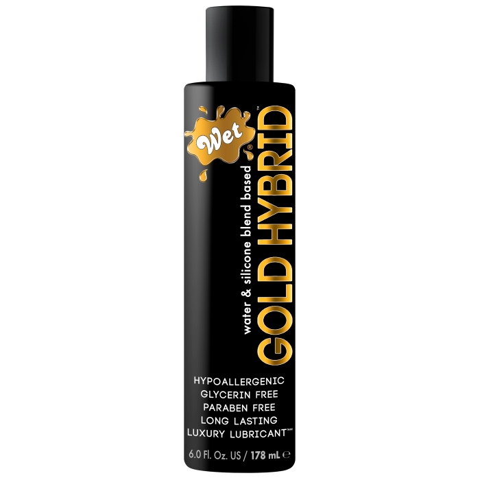 WET GOLD HYBRID 6OZ SILICONE WATER LUX COLLECTION