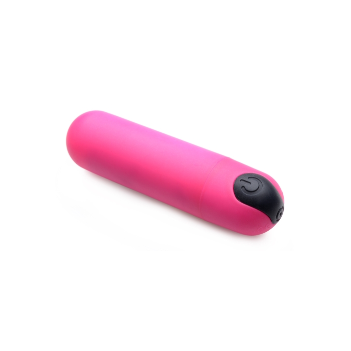 VIBRATING BULLET W/REMOTE CONTROL - PINK - Click Image to Close