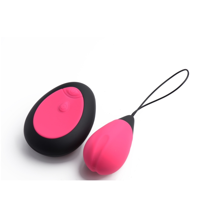 10X SILICONE VIBRATING EGG - PINK - Click Image to Close