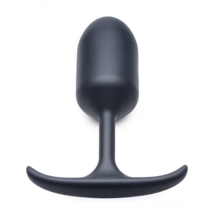 PREMIUM SILICONE WEIGHTED ANAL PLUG - LARGE