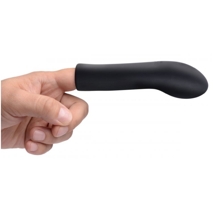 FR FINGER IT 10X SILICONE FINGER SLEEVE - BLACK - Click Image to Close