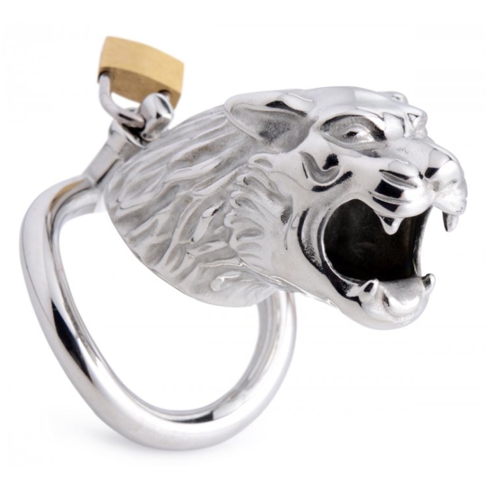 MS TIGER KING LOCKING CHASTITY CAGE - Click Image to Close