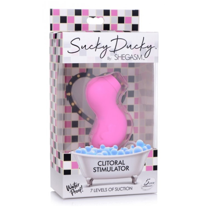 IN SHEGASM SUCKY DUCKY CLITORAL STIMULATOR - PINK - Click Image to Close