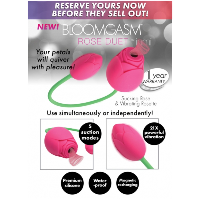 INMY BLOOMGASM ROSE DUET SUCKING & VIBRATING - Click Image to Close