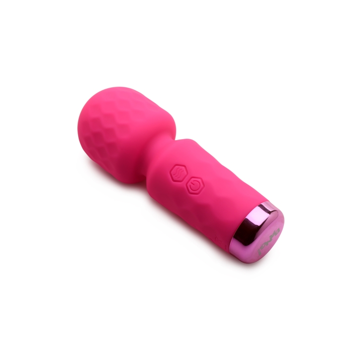 10X MINI SILICONE WAND - PINK - Click Image to Close