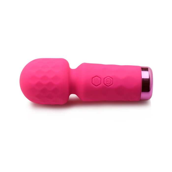 10X MINI SILICONE WAND - PINK - Click Image to Close